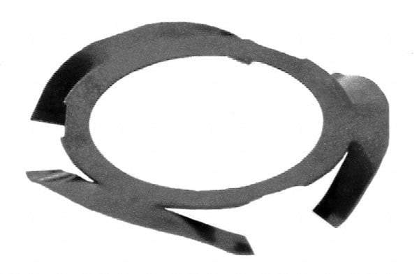 Gardner Spring - 0.516" ID, Grade 1074 Steel, Uncoated Finger Disc Spring - 1.004" OD, 0.006" Thick - USA Tool & Supply