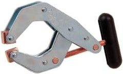 Made in USA - 700 Lb, 2-1/2" Max Opening, 2" Open Throat Depth, Cantilever Clamp - High Tensile Steel Jaw, T-Handle - USA Tool & Supply