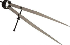 Value Collection - 10 Inch Leg, Spring Joint, Divider - USA Tool & Supply