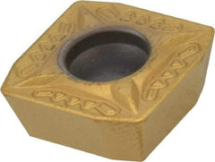 Kennametal - SDPT43 GB Grade KC725M Carbide Milling Insert - TiN/TiCN/TiN Finish, 3/16" Thick, 1/2" Inscribed Circle, 0.8mm Corner Radius - USA Tool & Supply