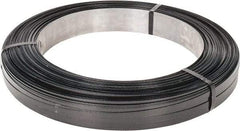 Made in USA - 2,688' Long x 1/2" Wide, Oscillated Coil Steel Strapping - 1,300 Lb Capacity, 0.023" Thick - USA Tool & Supply