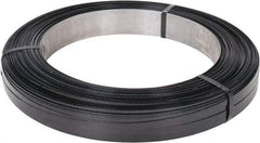 Made in USA - 2,478' Long x 5/8" Wide, Oscillated Coil Steel Strapping - 1,460 Lb Capacity, 0.02" Thick - USA Tool & Supply