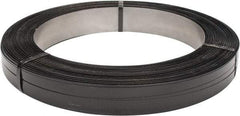 Made in USA - 1,334' Long x 3/4" Wide, Oscillated Coil Steel Strapping - 3,250 Lb Capacity, 0.031" Thick - USA Tool & Supply