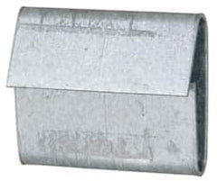 Made in USA - 1-1/4 Inch Wide, Overlap, Steel Pusher Seal - 1,000 Piece - USA Tool & Supply