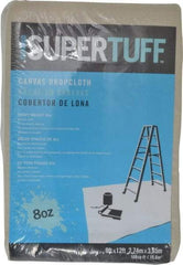 TRIMACO - Heavyweight 8 oz Canvas Drop Cloth - 12' x 9' - USA Tool & Supply