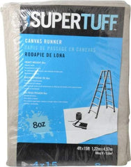 TRIMACO - Heavyweight 8 oz Canvas Drop Cloth - 15' x 4' - USA Tool & Supply