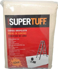 TRIMACO - Extra Heavyweight 10 oz Canvas Drop Cloth - 15' x 12' - USA Tool & Supply