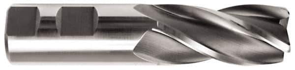 Hertel - 1", 4 Flute, Cobalt, 0.02" Corner Radius End Mill - 4-1/2" OAL, Right Hand Flute, 2" LOC, Right Hand Cut - USA Tool & Supply
