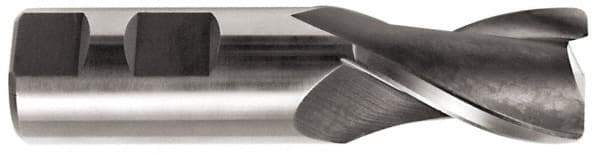 Hertel - 5/8", 2 Flute, Cobalt, 0.045" Corner Radius End Mill - 3-7/16" OAL, Right Hand Flute, 1-5/16" LOC, Right Hand Cut - USA Tool & Supply