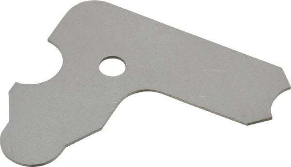 SPI - 11/64 Inch Radius Gage - Satin Chrome Finish, Steel - USA Tool & Supply