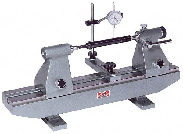 SPI - 31-1/2 Inch Center to Center, 9.44 Inch High, Bench Center - 47-1/4 Inch Long, 9.44 Inch Overall Height, 0.0004 Inch Flatness, 330 Lbs. Max Weight - USA Tool & Supply