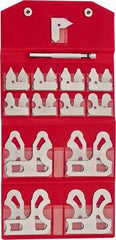 SPI - 25 Piece, 1/64 to 1/2 Inch Radius, Stainless Steel Radius Gage Set - Satin Chrome Coated - USA Tool & Supply