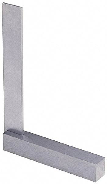 Value Collection - 12" Blade Length, 8" Base Length Square - 0.001" Accuracy - USA Tool & Supply