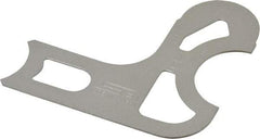 SPI - 1/2 Inch Radius Gage - Satin Chrome Finish, Steel - USA Tool & Supply