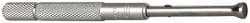 SPI - 0.3 to 0.4 Inch Measurement, 1.6 Inch Gage Depth, Small Hole Gage - 3 Inch Overall Length, Satin Chrome Finish, Half Ball - USA Tool & Supply