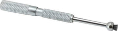 SPI - 0.3 to 0.4 Inch Measurement, 1-9/16 Inch Gage Depth, Small Hole Gage - 3 Inch Overall Length, Satin Chrome Finish, Full Ball - USA Tool & Supply