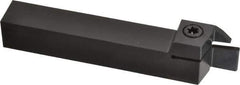 Kennametal - External Thread, 0.55" Max Depth of Cut, 4mm Min Groove Width, 5" OAL, Right Hand Indexable Grooving Cutoff Toolholder - 3/4" Shank Height x 3/4" Shank Width, A4..04.. Insert Style, A4SM Toolholder Style, Series A4 - USA Tool & Supply