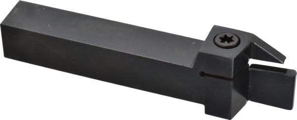 Kennametal - External Thread, 3/4" Max Depth of Cut, 5mm Min Groove Width, 5" OAL, Right Hand Indexable Grooving Cutoff Toolholder - 3/4" Shank Height x 3/4" Shank Width, A4..05.. Insert Style, A4SM Toolholder Style, Series A4 - USA Tool & Supply