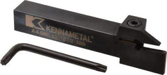 Kennametal - A4SM, External, Left Hand, 19mm Max Depth of Cut, 5mm Min Groove Width, Indexable Grooving Tool Holder - A4..05.. Insert Compatibility, 3/4" Shank Height, 3/4" Shank Width, 5" OAL - USA Tool & Supply