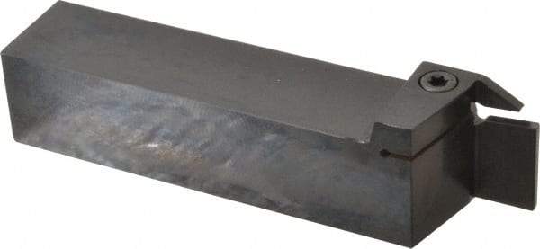 Kennametal - External Thread, 0.67" Max Depth of Cut, 4mm Min Groove Width, 6" OAL, Right Hand Indexable Grooving Cutoff Toolholder - 1-1/4" Shank Height x 1-1/4" Shank Width, A4..04.. Insert Style, A4SM Toolholder Style, Series A4 - USA Tool & Supply