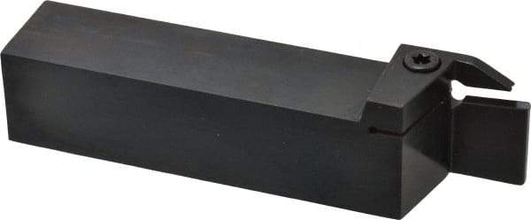 Kennametal - External Thread, 0.87" Max Depth of Cut, 5mm Min Groove Width, 6" OAL, Right Hand Indexable Grooving Cutoff Toolholder - 1-1/4" Shank Height x 1-1/4" Shank Width, A4..05.. Insert Style, A4SM Toolholder Style, Series A4 - USA Tool & Supply