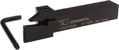 Kennametal - 0.79" Max Depth of Cut, 6mm Min Groove Width, 5" OAL, Right Hand Indexable Grooving Cutoff Toolholder - 6 Seat Size, 3/4" Shank Height x 3/4" Shank Width, A4..06.. Insert Style, A4SM Toolholder Style, Series A4 - USA Tool & Supply