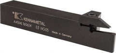 Kennametal - External Thread, 0.94" Max Depth of Cut, 6mm Min Groove Width, 6" OAL, Left Hand Indexable Grooving Cutoff Toolholder - 1" Shank Height x 1" Shank Width, A4..06.. Insert Style, A4SM Toolholder Style, Series A4 - USA Tool & Supply
