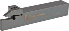 Kennametal - External Thread, 0.94" Max Depth of Cut, 8mm Min Groove Width, 6" OAL, Right Hand Indexable Grooving Cutoff Toolholder - 1" Shank Height x 1" Shank Width, A4..08.. Insert Style, A4SM Toolholder Style, Series A4 - USA Tool & Supply