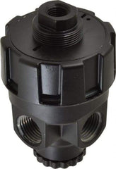Norgren - 1/2 NPT Port, 220 CFM, Zinc Hi-Flow Pilot Operated Regulator - 10 to 300 psi Range, 300 Max psi Supply Pressure, 1/2" Gauge Port Thread, 2.7" Wide x 4.4" High - USA Tool & Supply