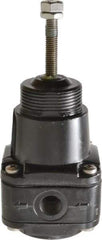 Norgren - 1/4 NPT Port, 17 CFM, Aluminum Instrumentation Regulator - 0.6 to 30 psi Range, 290 Max psi Supply Pressure, 1/4" Gauge Port Thread, 2.48" Wide x 5.71" High - USA Tool & Supply