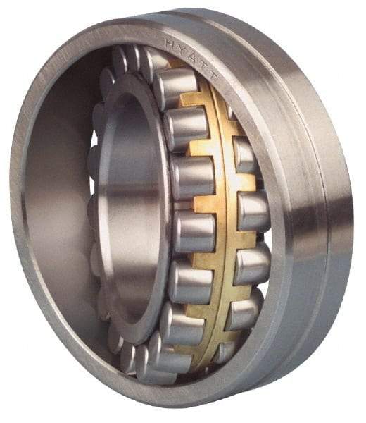 Value Collection - 1.7717" Bore Diam, 32,600 Lbs. Dynamic Capacity, Straight Spherical Roller Bearing - 3-15/16" Outside Diam, 35,300 Lbs. Static Capacity, 1.4173" Thick - USA Tool & Supply