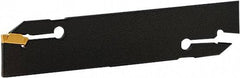 Seco - 1.26" Blade Height, 0.118" Blade Width, 5.9" OAL, Double End Indexable Cut-Off Blade - CFMN 32 Blade, MDT Series - USA Tool & Supply