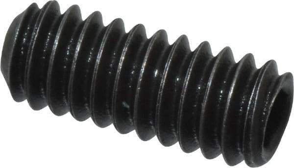 Value Collection - #5-40 UNC, 5/16" OAL, Cup Point Set Screw - Grade 8 Alloy Steel, 1/16" Key - USA Tool & Supply