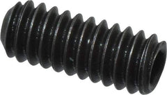 Value Collection - #5-40 UNC, 5/16" OAL, Cup Point Set Screw - Grade 8 Alloy Steel, 1/16" Key - USA Tool & Supply