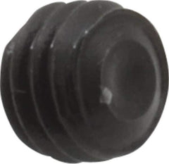 Value Collection - #10-32 UNF, 1/8" OAL, Cup Point Set Screw - Grade 8 Alloy Steel, 3/32" Key - USA Tool & Supply