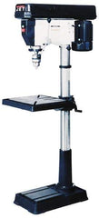 Jet - 16-1/2" Swing, Step Pulley Drill Press - 16 Speed, 3/4 hp, Single Phase - USA Tool & Supply