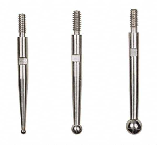 SPI - Test Indicator Contact Points Ball Material: Carbide For Use With: 0.0005" Reading Models 24-400-4 & 24-402-0 - USA Tool & Supply