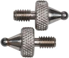 NES - #4-48, 5/64" Ball Diam, Carbide Ball Contact Point - 1/4" Contact Point Length - USA Tool & Supply
