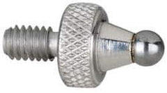 NES - #4-48, 7/64" Ball Diam, Carbide Ball Contact Point - 1/4" Contact Point Length - USA Tool & Supply