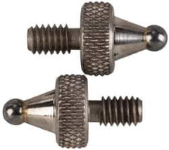 NES - #4-48, 3/32" Ball Diam, Carbide Ball Contact Point - 1/4" Contact Point Length - USA Tool & Supply