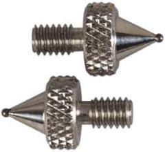 NES - #4-48, 1/32" Ball Diam, Carbide Ball Contact Point - 1/4" Contact Point Length - USA Tool & Supply