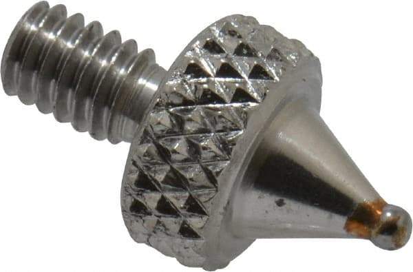 Value Collection - Carbide, Ball Test Indicator Contact Point - 1/4" Contact Point Length, Use with IPD Gages - USA Tool & Supply