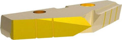 Allied Machine and Engineering - 60mm Diam x 5/16" Thick, Seat Code 4, 132° Included Angle Spade Drill Insert - TiN Coated, High Speed Steel, Series GEN2 T-A - USA Tool & Supply