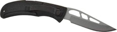 Gerber - 3-1/2" Blade, 8" OAL, Straight Pocket Knife - 4-1/2" Closed Length - USA Tool & Supply