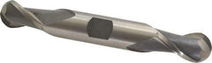 Interstate - 5/8" Diam, 1-1/8" LOC, 2 Flute High Speed Steel Ball End Mill - Uncoated, Double End, 4-1/2" OAL, 5/8" Shank Diam, Spiral Flute - USA Tool & Supply