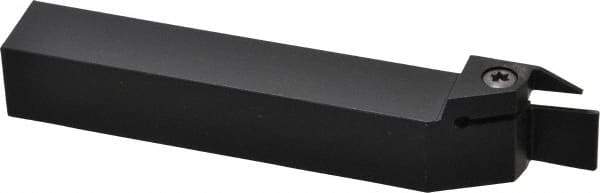 Kennametal - External Thread, 0.55" Max Depth of Cut, 0.079" Min Groove Width, 5" OAL, Right Hand Indexable Grooving Cutoff Toolholder - 3/4" Shank Height x 3/4" Shank Width, A4..02.. Insert Style, A4SM Toolholder Style, Series A4 - USA Tool & Supply