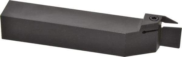 Kennametal - External Thread, 0.67" Max Depth of Cut, 0.079" Min Groove Width, 6" OAL, Right Hand Indexable Grooving Cutoff Toolholder - 1" Shank Height x 1" Shank Width, A4..02.. Insert Style, A4SM Toolholder Style, Series A4 - USA Tool & Supply