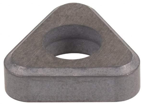 Made in USA - 1/2" Inscribed Circle, Triangle Shim for Indexables - Carbide, 3/16" Thick, ITSN Shim Style, Negative Rake - USA Tool & Supply