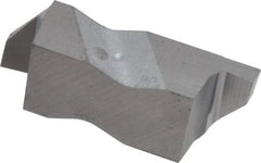 Kennametal - 3062NG Grade K420, 1.58mm Cutting Width Carbide Grooving Insert - 2.39mm Max Depth of Cut, Right Hand, 0.19mm Corner Radius, Uncoated - USA Tool & Supply