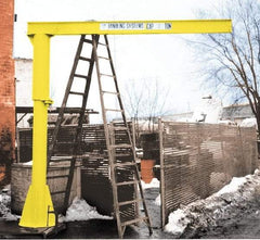 Value Collection - 1,000 Lb Load Capacity, Steel Jib Crane - Pillar Base Jib - USA Tool & Supply